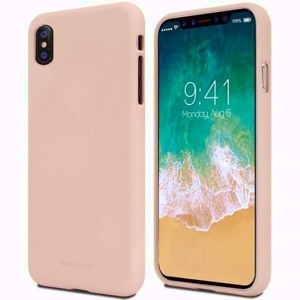 Mercury Soft iPhone 12 Pro Max 6,7" vaaleanpunainen ja hiekka