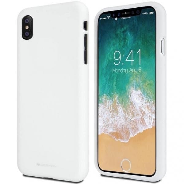 Mercury Soft iPhone Xs Max valkoinen/valkoinen