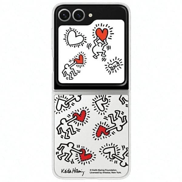 Samsung EF-ZF741CWEGWW Z Flip6 F741 kotelo valkoinen/valkoinen FlipSuit Case
