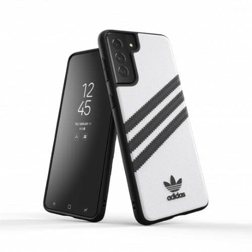 Adidas OR Moudled Case PU SS21 G996 Sam S21+ valkoinen-musta/valko-musta 44762