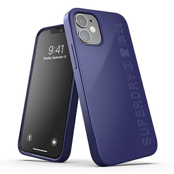 SuperDry Snap iPhone 12 mini Kompostoitava laivastonsininen/laivasto 42626