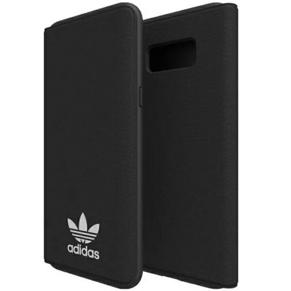 Adidas OR Booklet Case BASIC Sam S8+ G955 musta/musta 28207