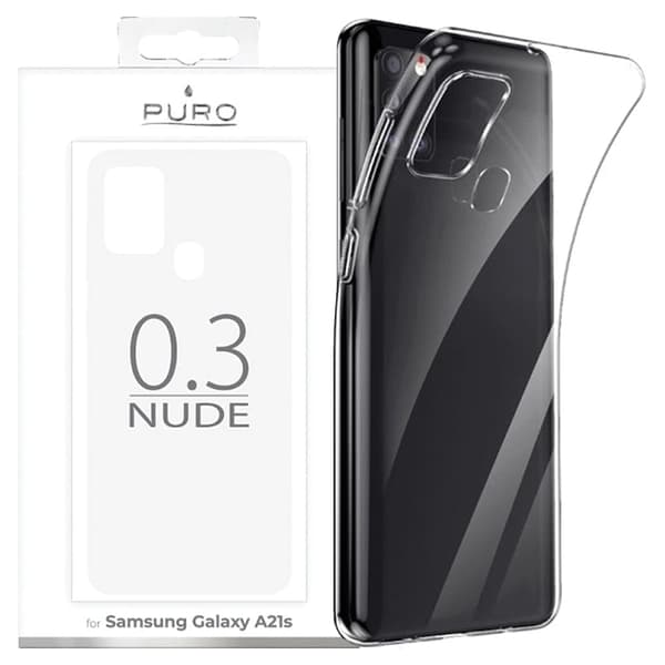Puro Nude 0.3 Samsung A21s läpinäkyvä A217 SGA21S03NUDETR