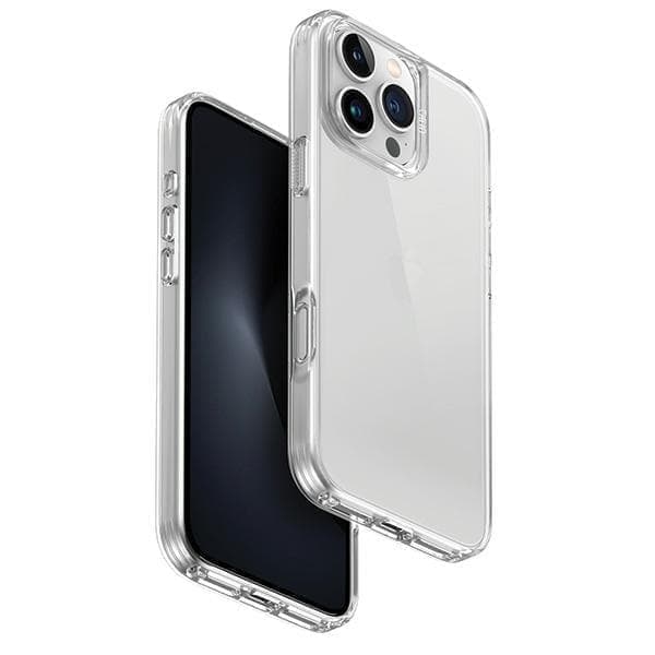 UNIQ Air Fender -kotelo iPhone 16 Pro Max 6,9" läpinäkyvä/läpinäkyvä
