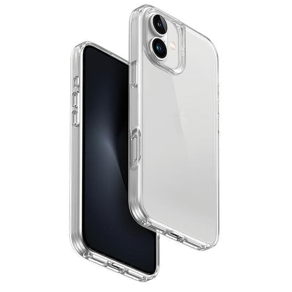 UNIQ Air Fender iPhone 16 Plus 6,7" kotelo läpinäkyvä/läpinäkyvä