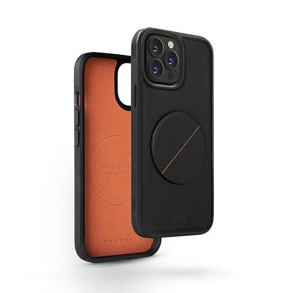 Uniq Novo iPhone 14 Pro Max 6,7" kotelo musta/keskiyönmusta