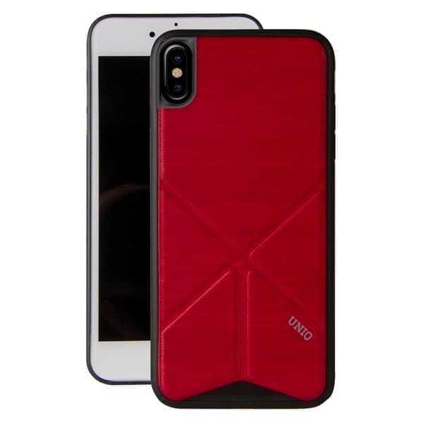 UNIQ kuori Transforma Ligne iPhone X/Xs punainen/palopunainen