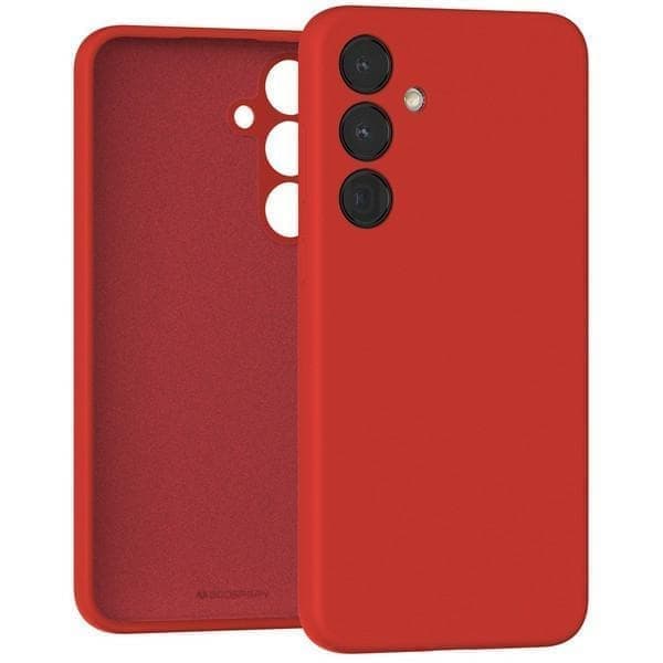 Mercury Silicone Samsung A25 4G/5G punainen/punainen