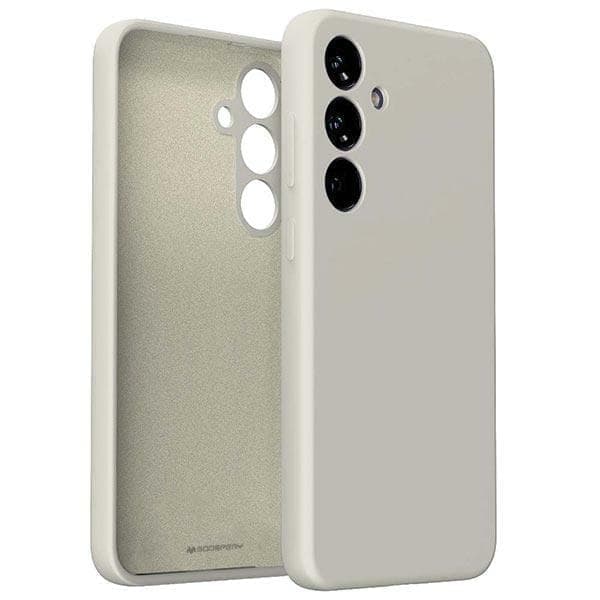 Mercury Silicone Samsung S23 FE S711 vaaleanharmaa/kivi