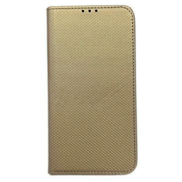 Smart Magnet kirja iPhone 15 6.1" kotelo kulta/kulta