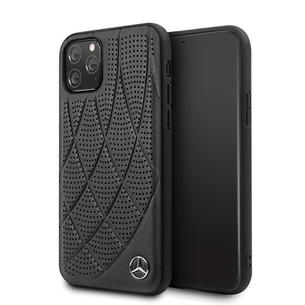Mercedes MEHCN58DIQBK iPhone 11 Pro kova kotelo musta/musta Bow Line