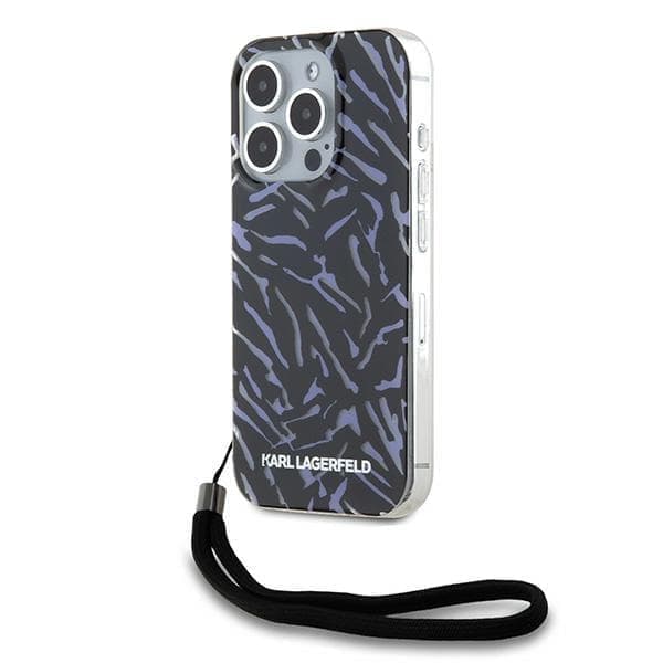 Karl Lagerfeld KLHCP15XHZBPKCCU iPhone 15 Pro Max 6,7" purppura/violetti seepra johdolla