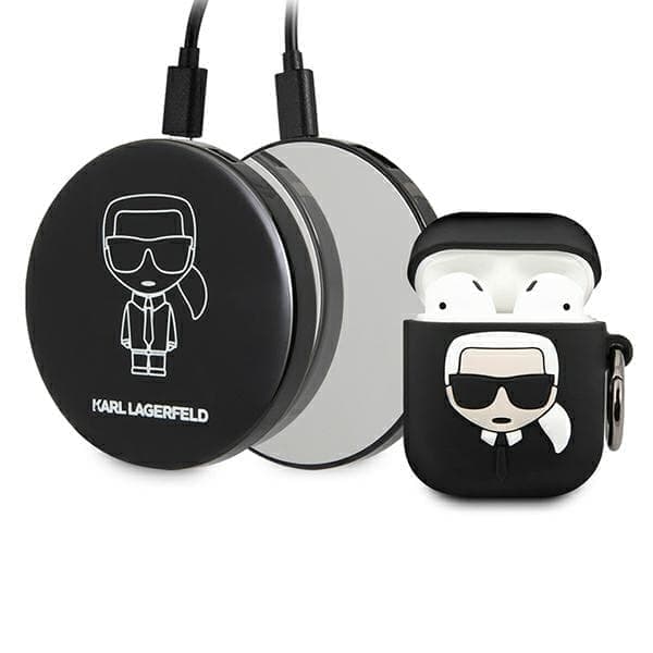 Karl Lagerfeld KLBPPBOA2K AirPods -kotelo + Power Bank Ikonik