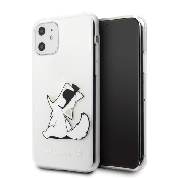 Karl Lagerfeld KLHCN61CFNRC iPhone 11 6,1" / Xr kovakotelo läpinäkyvä Choupette Fun
