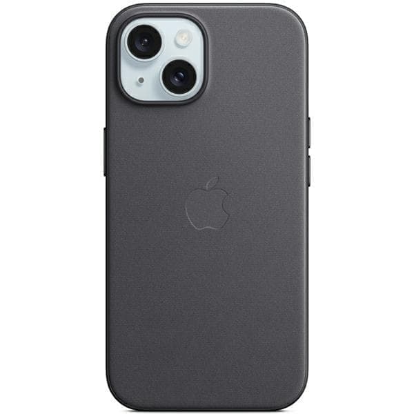Apple MT423ZM/A iPhone 15 Plus / 14 Plus 6,7" MagSafe kotelo musta/musta FineWoven Case
