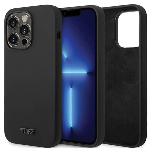 Tumi TUHCP14LSK iPhone 14 Pro 6,1" musta/musta kovakotelo nestemäinen silikoni