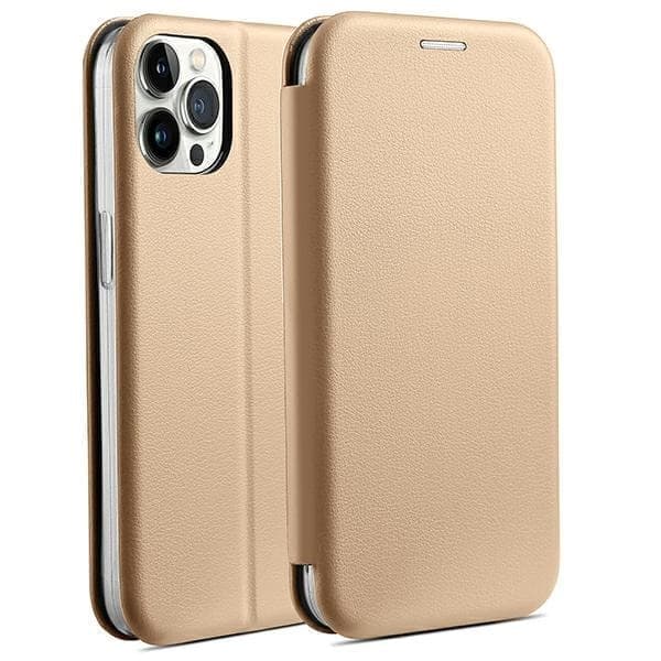 Beline Book Magnetic iPhone 15 Pro Max 6,7" kotelo kulta/kulta