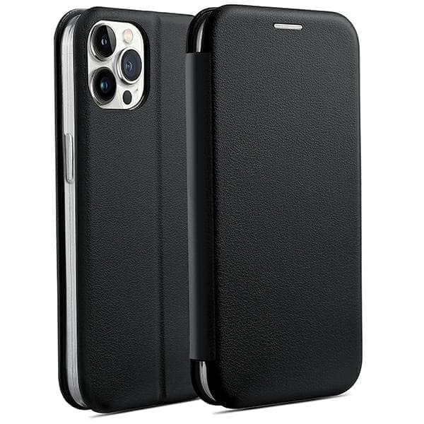 Beline Book Magnetic iPhone 15 Pro 6,1" kotelo musta/musta