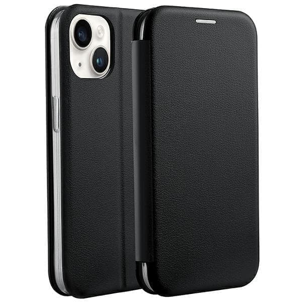 Beline Book Magnetic iPhone 15 6,1" kotelo musta/musta