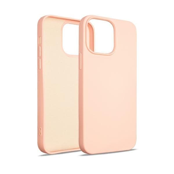 Beline Silicone Case iPhone 15 Pro Max 6,7" ruusukulta/ruusukulta