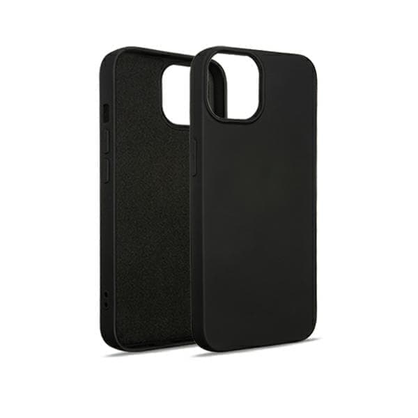 Beline silikonikotelo iPhone 15 6,1" musta/musta