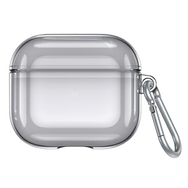 USAMS Suojakotelo AirPods 3:lle läpinäkyvä musta/läpinäkyvä musta BH740AP02 (US-BH740)