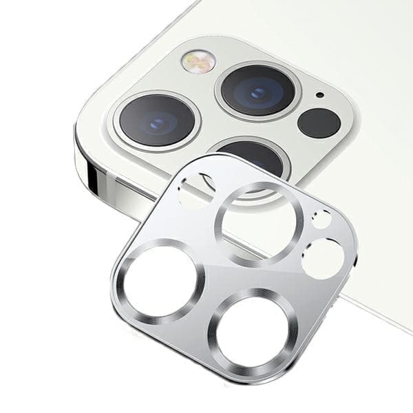 USAMS Kameran linssilasi iPhone 12 Pro metalli hopea/hopea BH704JTT01 (US-BH704)