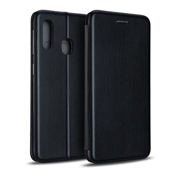 Beline Book Magnetic Case Samsung A20e A202 musta/musta