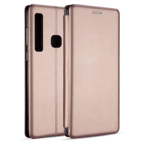 Beline Book Magnetic iPhone Xs kotelo pinkki-kulta/ruusukulta