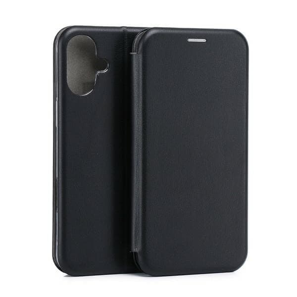Beline Book Magnetic iPhone 16 Plus 6,7" kotelo musta/musta