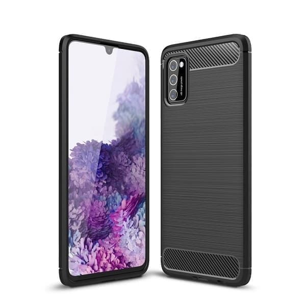 Tech-Protect Samsung A415 A41 Carbon kotelo musta/musta