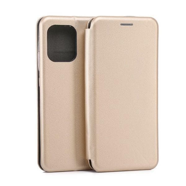 Beline Book Magnetic Moto Edge 50 Pro -kotelo kulta/kulta