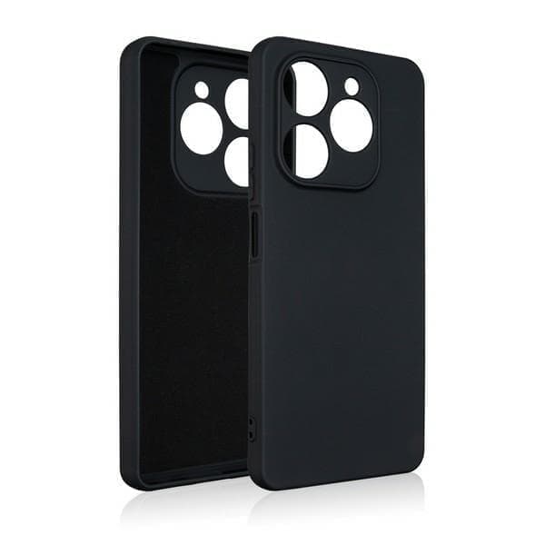 Beline Silicone Case TECNO Spark 20 Pro musta/musta