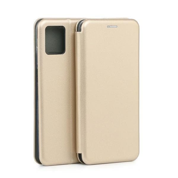 Beline Book Magnetic Moto G32 -kotelo kulta/kulta