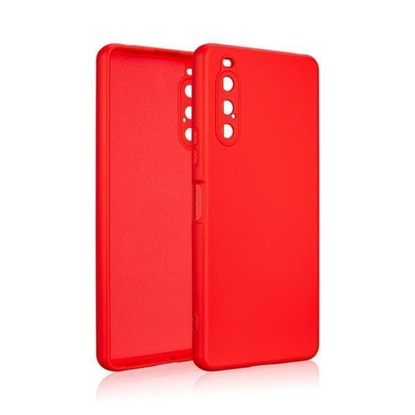 Beline silikonikotelo Sony Xperialle 10 V punainen/punainen