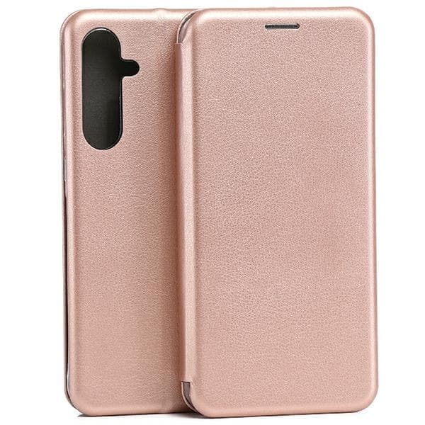 Beline Case Book Magneettinen Samsung A55 A556 pinkki-kulta/ruusukulta