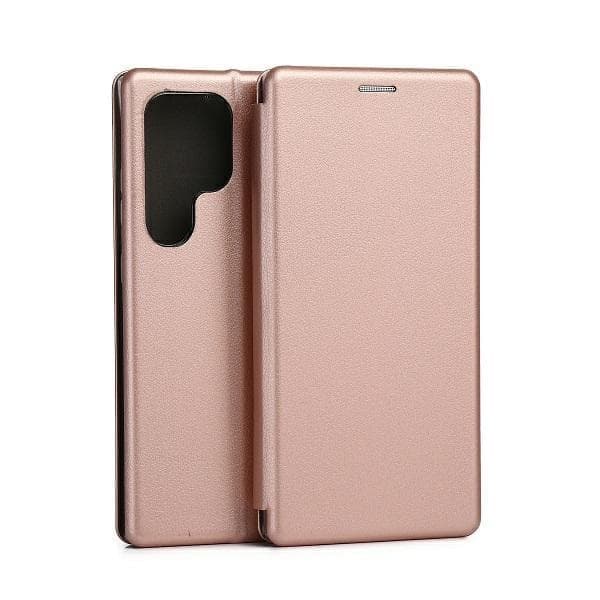 Beline Book Magnetic Case Samsung S24 Ultra S928 pink-kulta/ruusukulta
