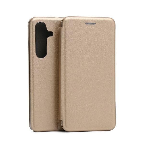 Beline Case Book Magneettinen Samsung S24 S921 kulta/kulta