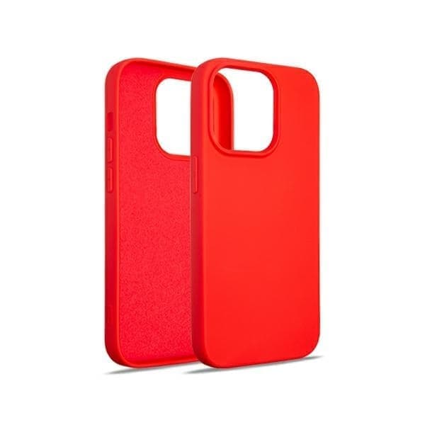 Beline Silicone Case iPhone 14 Pro 6,1" punainen/punainen