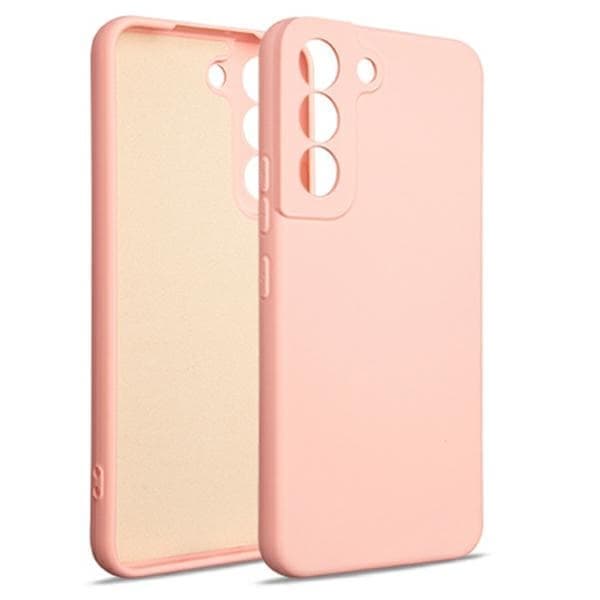 Beline Silicone Case Samsung S22 pink-kulta/ruusukulta