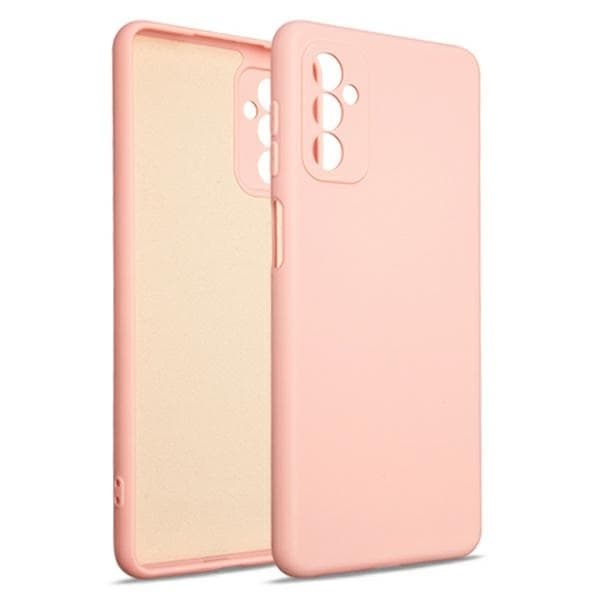 Beline silikonikotelo Samsung M52 pink-kulta/ruusukulta