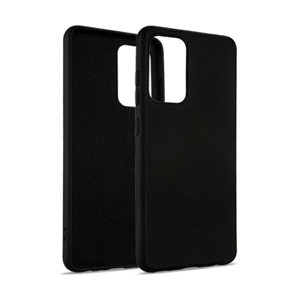 Beline silikonikotelo iPhone 13 mini 5,4" musta/musta