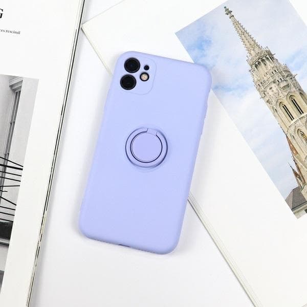 Beline Silicone Ring iPhone 12 Pro Max kotelo merensininen