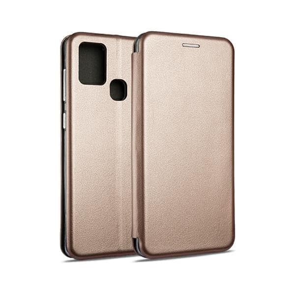 Beline Case Book Magneettinen Samsung A21s A217 pinkki-kulta/ruusukulta