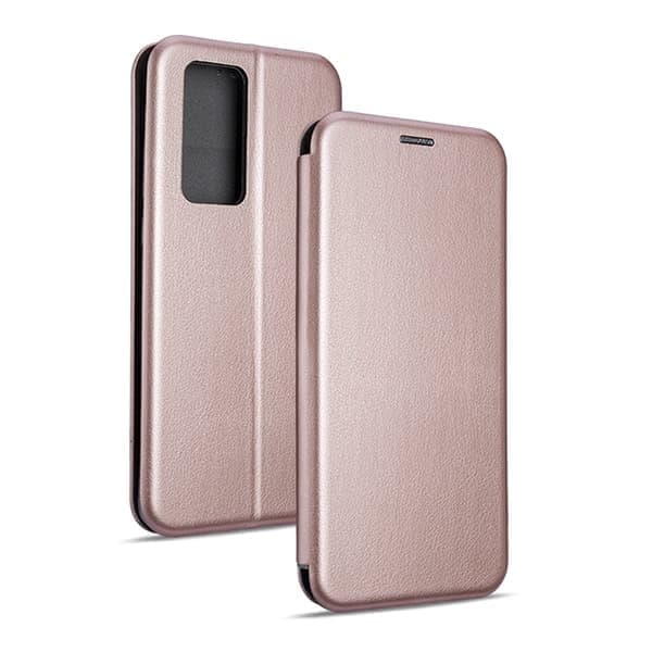 Beline Book Magneettinen Huawei P40 Pro kotelo pinkki-kulta/ruusukulta