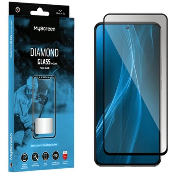 MS Diamond Glass Edge FG Tecno Spark 10/10C/Spark Go 2023 musta/musta Full Glue