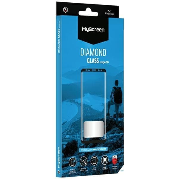 MS Diamond Glass Edge 3D Honor Magic 5 Lite musta/musta karkaistu lasi