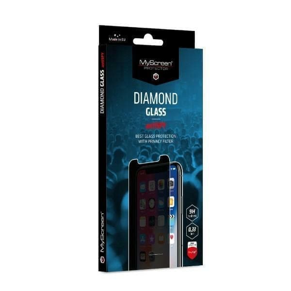 MS AntiSPY Diamond Glass iPhone 14/13/13 Pro Karkaistu lasi