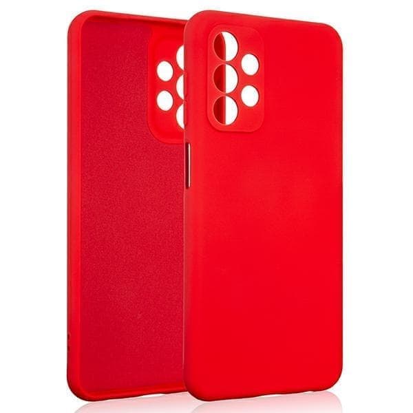 Beline Case Silicone Samsung A23 5G A236 punainen/punainen