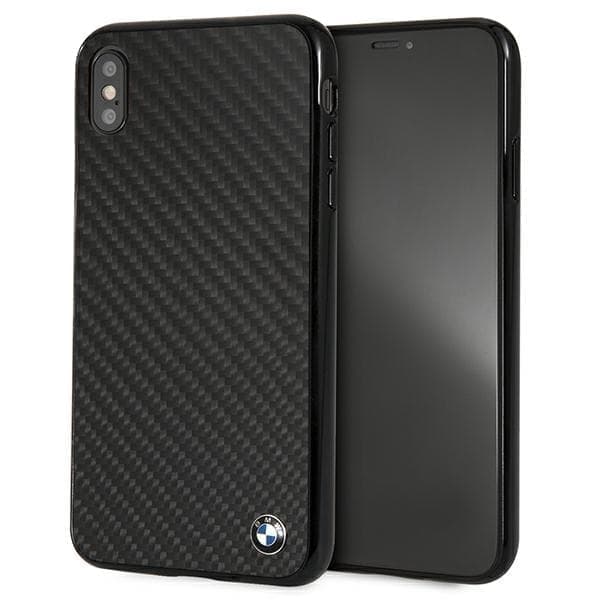 BMW BMHCI65MBC iPhone Xs Max kovakotelo musta/musta Signature-Carbon